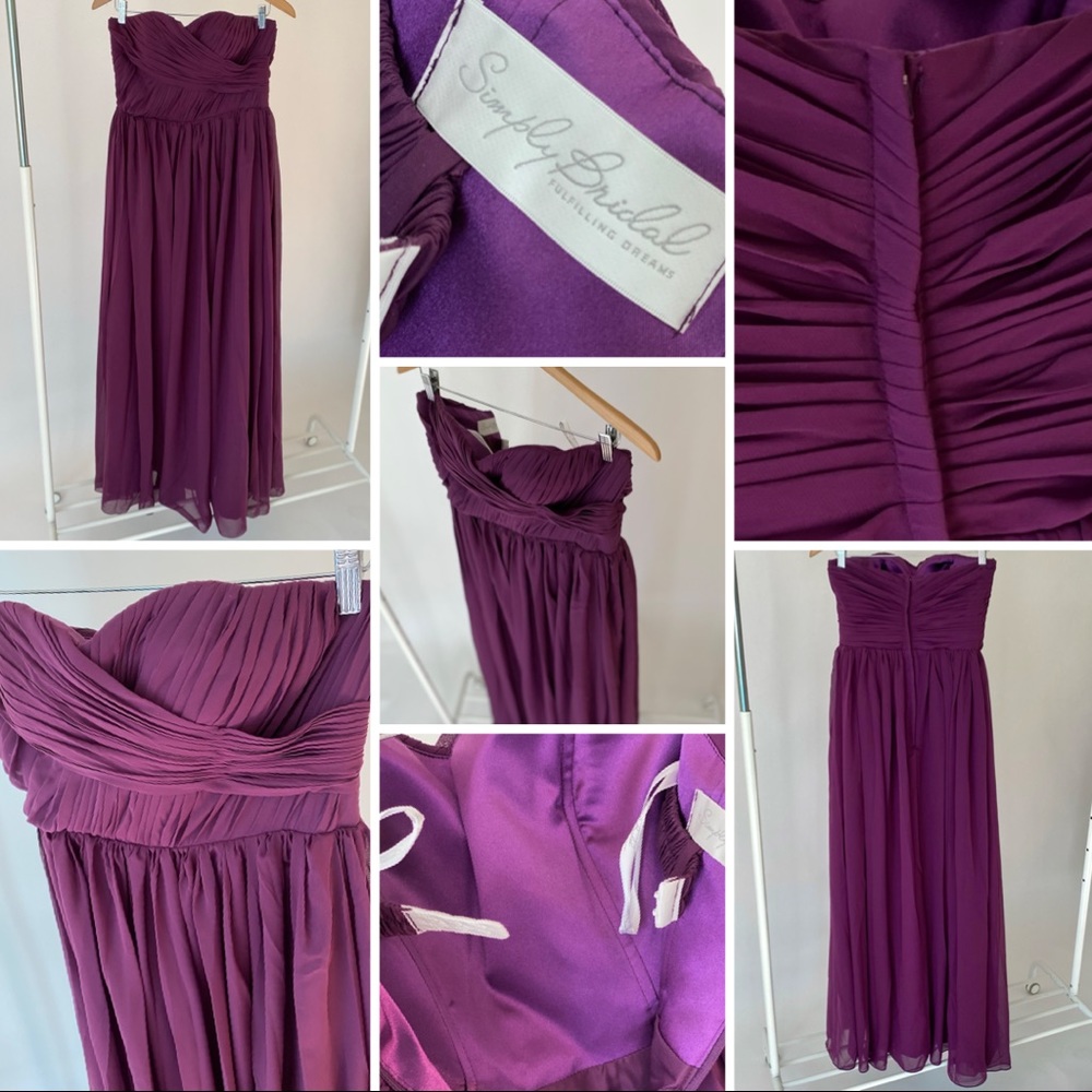 SIMPLY BRIDAL 💜 DRESS 💜 FORMAL 💜 PURPLE